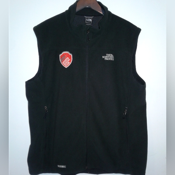 THE NORTH FACE MENS XL APEX CANYONWALL ZIP SOFT SHELL WINDWALL VEST JACKET Black - Picture 2 of 8